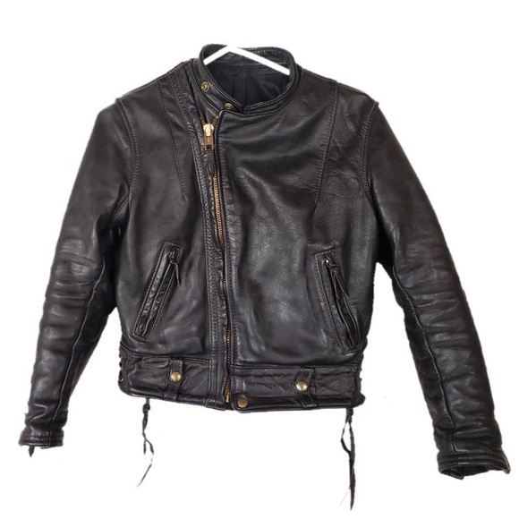 Langlitz Leather Jacket Moto Biker Motorcycle Cascade Horsehide XS S Petite - Picture 4 of 14